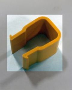 CLIP,PLST,NIP PIPE,YELLOW